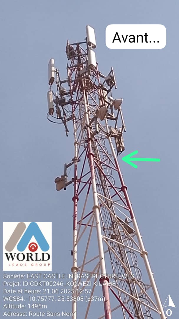 Avant les travaux - État initial site Kolwezi Kouame